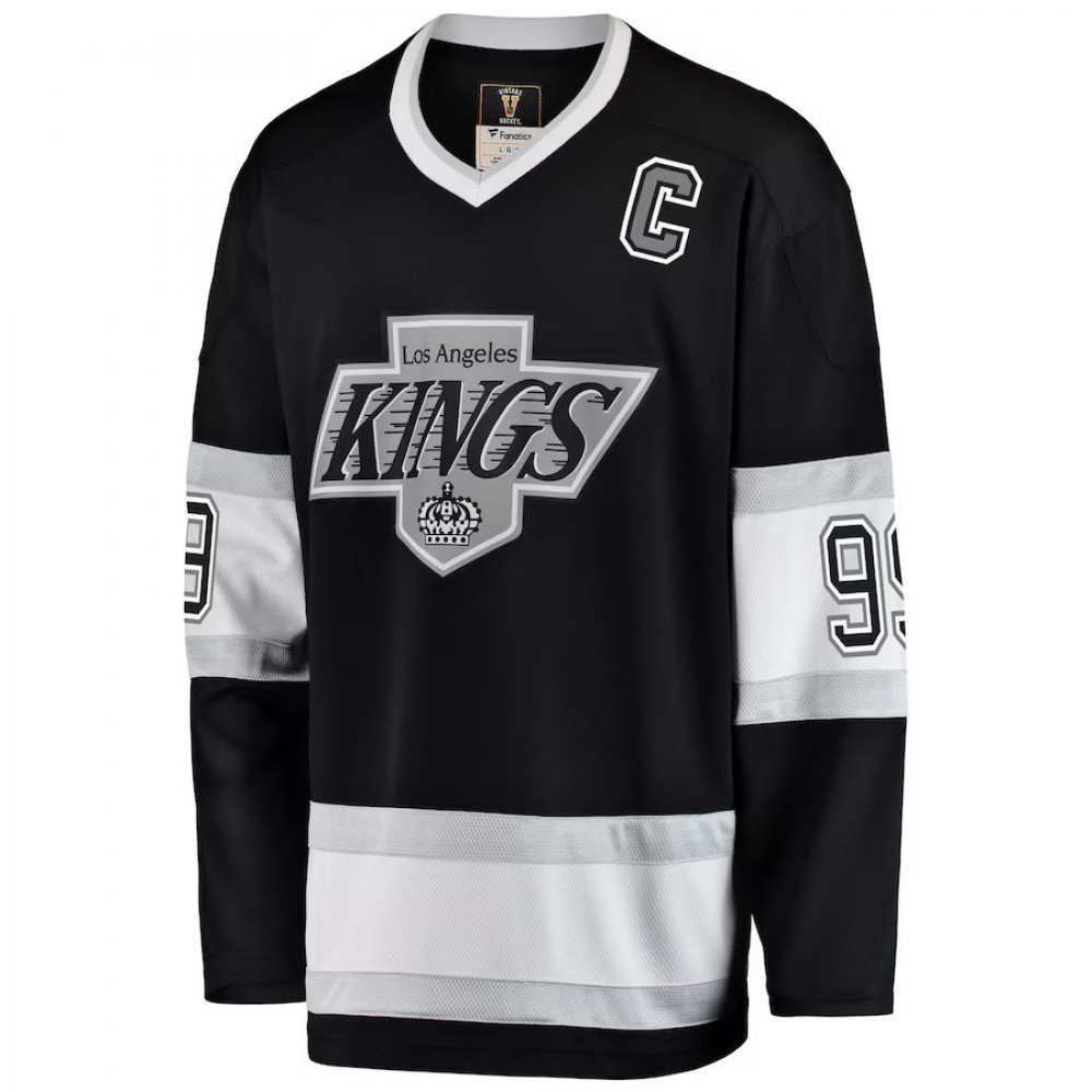 Wayne Gretzky Los Angeles Kings Premier Breakaway Retired Player Jersey - Black-Pro Kit Vault | Brand New 26/27 Sports Jerseys